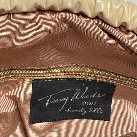 Vintage Timmy Woods Beverly Hills Bag 1977 Leather Crossbody - Picture 4 of 10